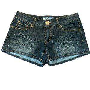 NOBLE Women’s Dark Wash Denim Jean Shorts Size 7